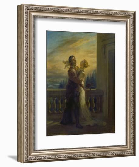 Romeo and Juliet, 1845-Eugene Delacroix-Framed Giclee Print