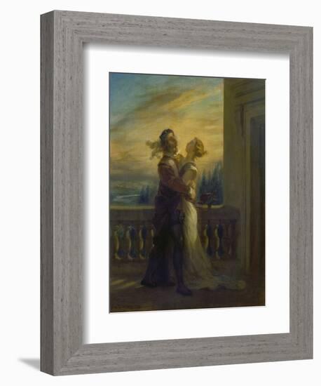 Romeo and Juliet, 1845-Eugene Delacroix-Framed Giclee Print