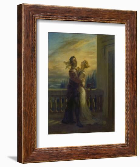 Romeo and Juliet, 1845-Eugene Delacroix-Framed Giclee Print