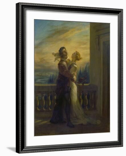 Romeo and Juliet, 1845-Eugene Delacroix-Framed Giclee Print