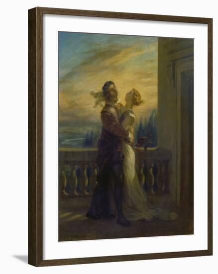 Romeo and Juliet, 1845-Eugene Delacroix-Framed Giclee Print