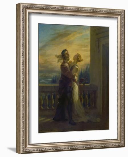 Romeo and Juliet, 1845-Eugene Delacroix-Framed Giclee Print