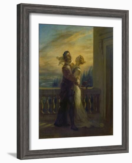 Romeo and Juliet, 1845-Eugene Delacroix-Framed Giclee Print