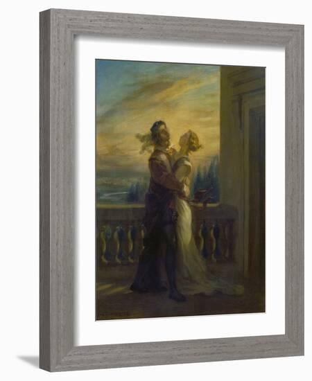 Romeo and Juliet, 1845-Eugene Delacroix-Framed Giclee Print