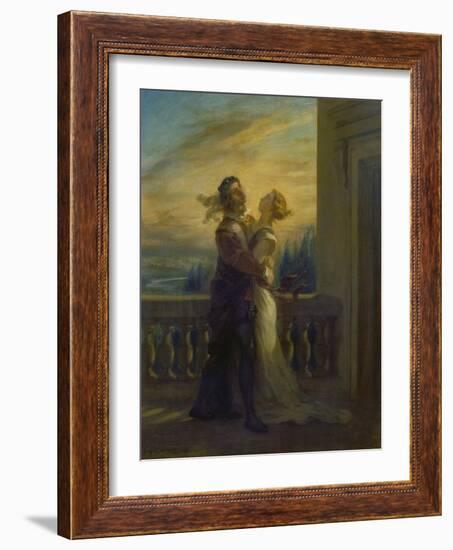 Romeo and Juliet, 1845-Eugene Delacroix-Framed Giclee Print