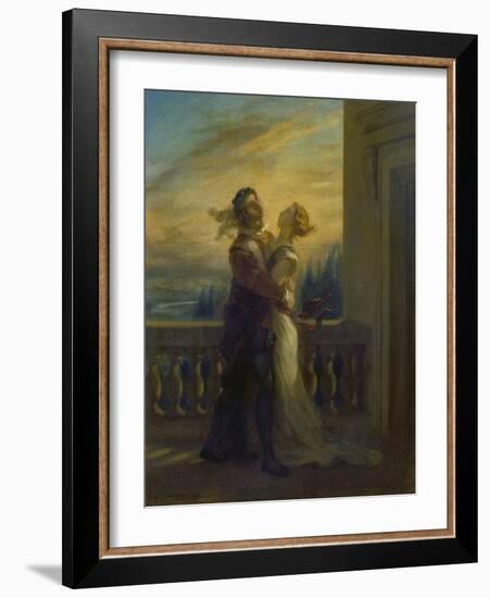 Romeo and Juliet, 1845-Eugene Delacroix-Framed Giclee Print