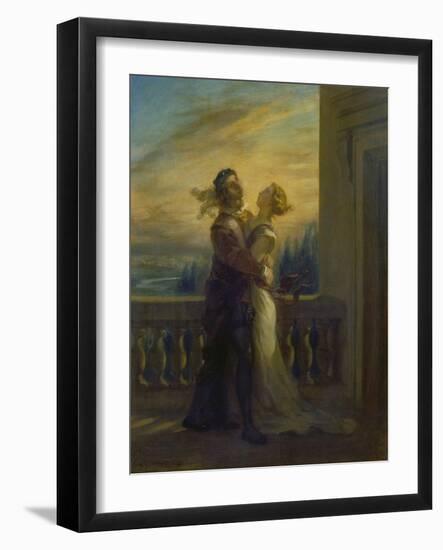 Romeo and Juliet, 1845-Eugene Delacroix-Framed Giclee Print