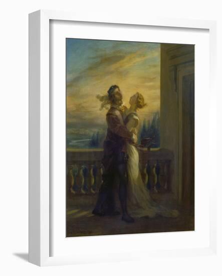 Romeo and Juliet, 1845-Eugene Delacroix-Framed Giclee Print