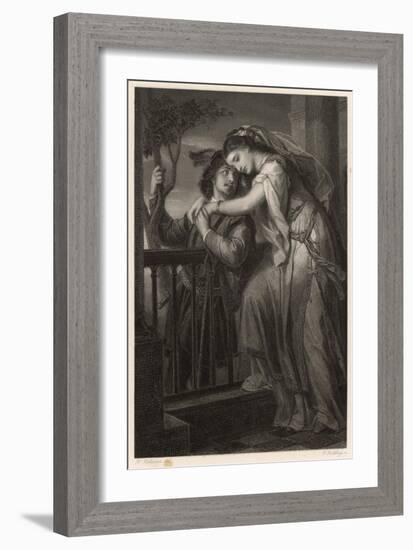 Romeo and Juliet, Act II Scene II: The Balcony Scene-G. Goldberg-Framed Art Print