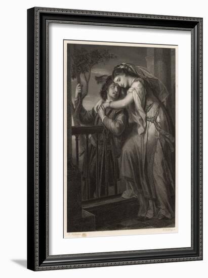 Romeo and Juliet, Act II Scene II: The Balcony Scene-G. Goldberg-Framed Art Print