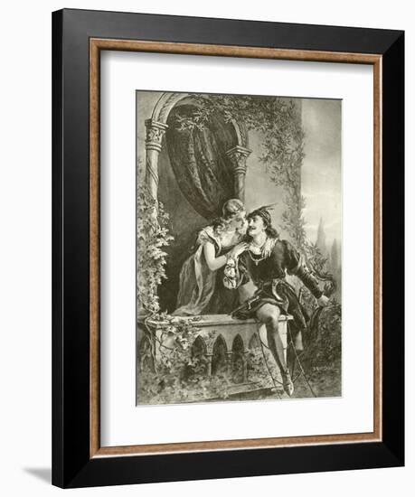 Romeo and Juliet. Act III-Scene V-Felix Octavius Carr Darley-Framed Giclee Print