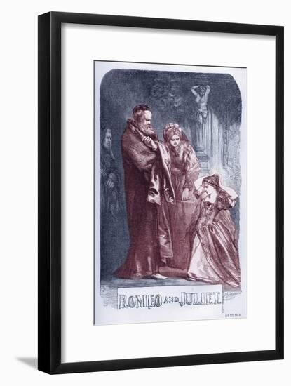 Romeo and Juliet by William Shakaespeare-John Gilbert-Framed Giclee Print