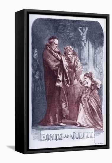 Romeo and Juliet by William Shakaespeare-John Gilbert-Framed Premier Image Canvas