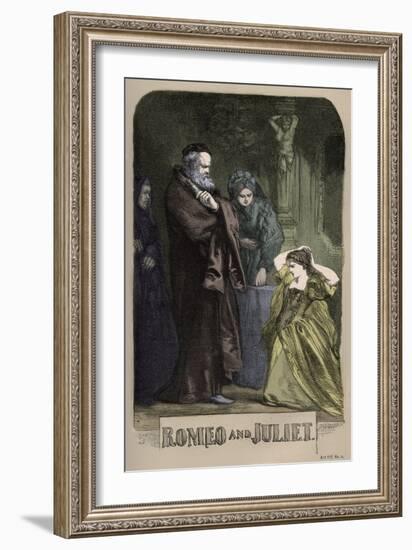 Romeo and Juliet by William Shakaespeare-John Gilbert-Framed Giclee Print