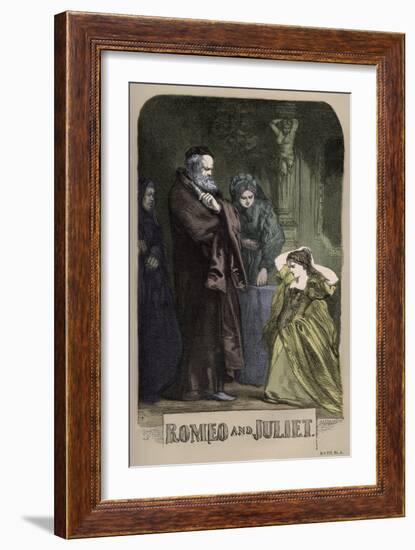 Romeo and Juliet by William Shakaespeare-John Gilbert-Framed Giclee Print