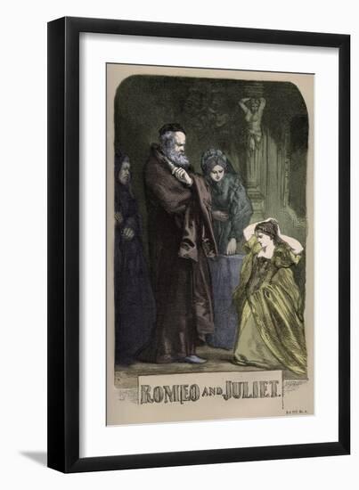 Romeo and Juliet by William Shakaespeare-John Gilbert-Framed Giclee Print