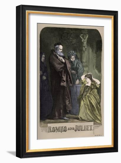 Romeo and Juliet by William Shakaespeare-John Gilbert-Framed Giclee Print