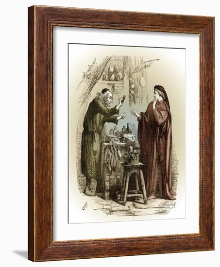 Romeo and Juliet by William Shakespeare-John Gilbert-Framed Giclee Print