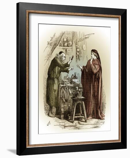 Romeo and Juliet by William Shakespeare-John Gilbert-Framed Giclee Print