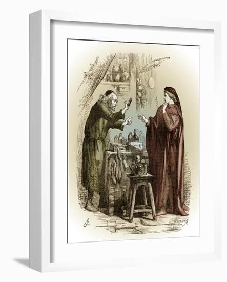 Romeo and Juliet by William Shakespeare-John Gilbert-Framed Giclee Print