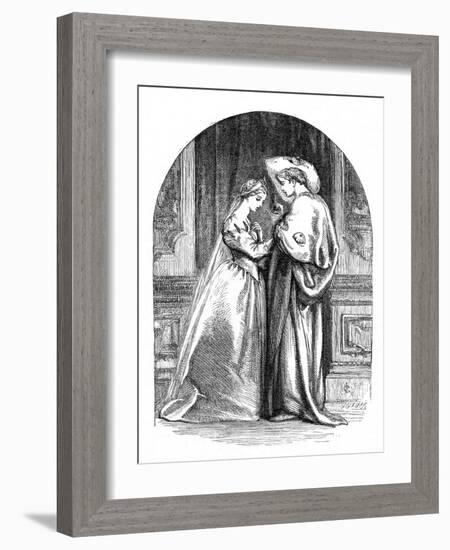 Romeo and Juliet by William Shakespeare-John Gilbert-Framed Giclee Print