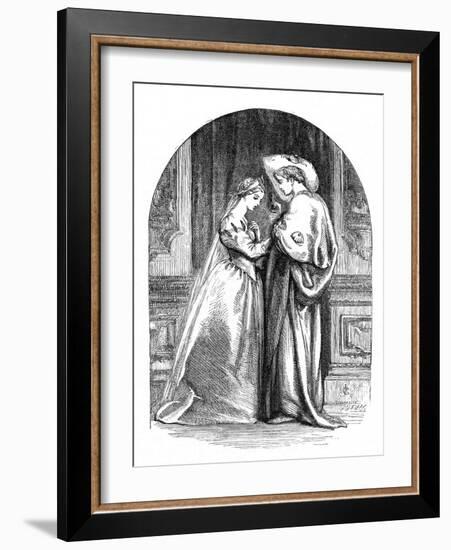 Romeo and Juliet by William Shakespeare-John Gilbert-Framed Giclee Print