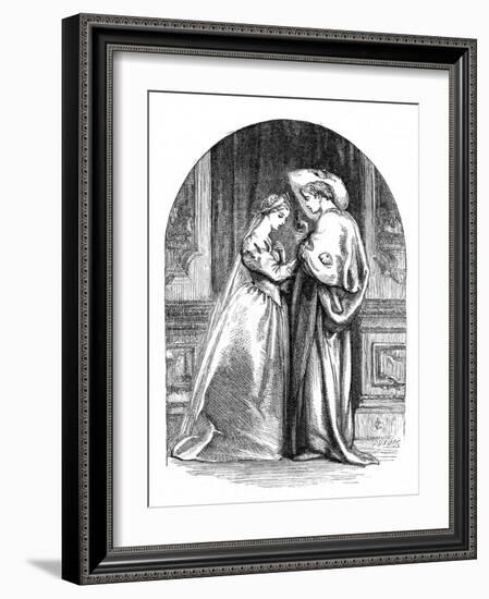 Romeo and Juliet by William Shakespeare-John Gilbert-Framed Giclee Print