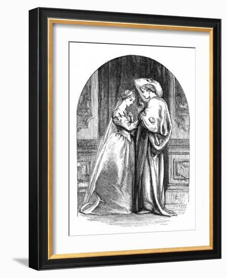 Romeo and Juliet by William Shakespeare-John Gilbert-Framed Giclee Print