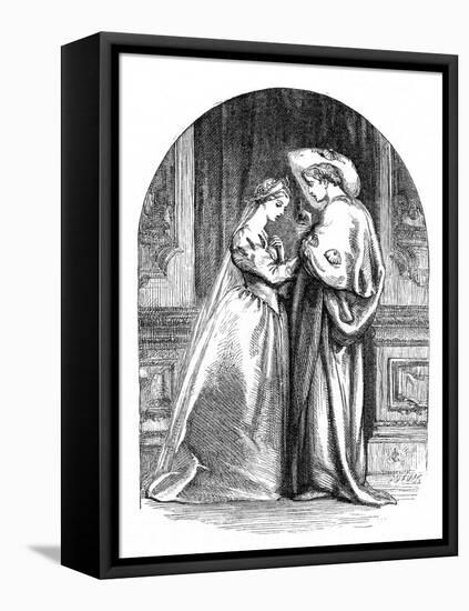 Romeo and Juliet by William Shakespeare-John Gilbert-Framed Premier Image Canvas