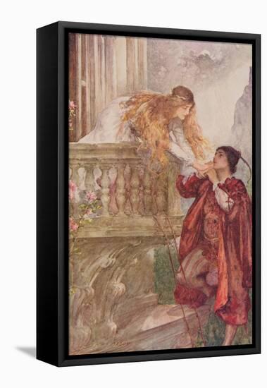 Romeo and Juliet from 'Children's Stories from Shakespeare' by Edith Nesbit (1858-1924) Pub. by…-John Henry Frederick Bacon-Framed Premier Image Canvas