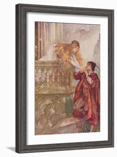 Romeo and Juliet from 'Children's Stories from Shakespeare' by Edith Nesbit (1858-1924) Pub. by…-John Henry Frederick Bacon-Framed Giclee Print
