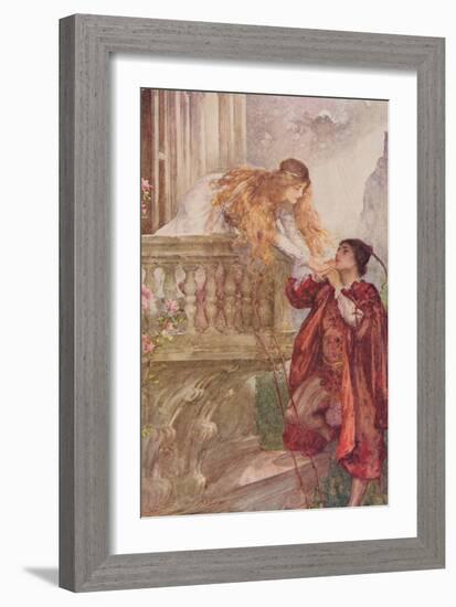 Romeo and Juliet from 'Children's Stories from Shakespeare' by Edith Nesbit (1858-1924) Pub. by…-John Henry Frederick Bacon-Framed Giclee Print