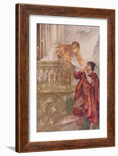 Romeo and Juliet from 'Children's Stories from Shakespeare' by Edith Nesbit (1858-1924) Pub. by…-John Henry Frederick Bacon-Framed Giclee Print