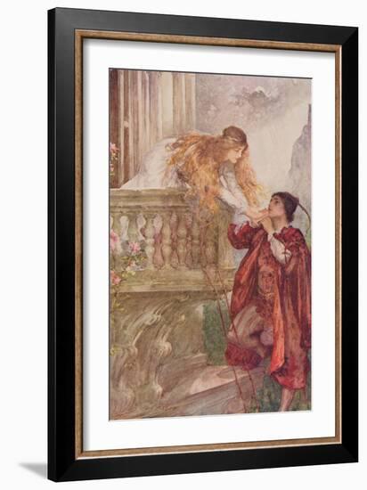 Romeo and Juliet from 'Children's Stories from Shakespeare' by Edith Nesbit (1858-1924) Pub. by…-John Henry Frederick Bacon-Framed Giclee Print