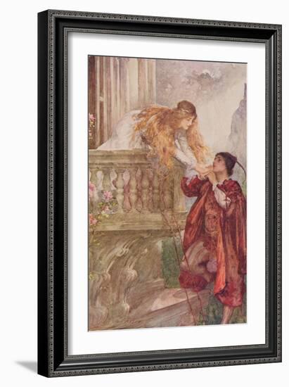 Romeo and Juliet from 'Children's Stories from Shakespeare' by Edith Nesbit (1858-1924) Pub. by…-John Henry Frederick Bacon-Framed Giclee Print