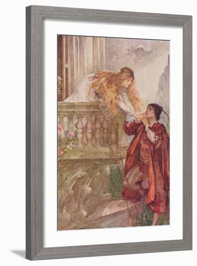 Romeo and Juliet from 'Children's Stories from Shakespeare' by Edith Nesbit (1858-1924) Pub. by…-John Henry Frederick Bacon-Framed Giclee Print