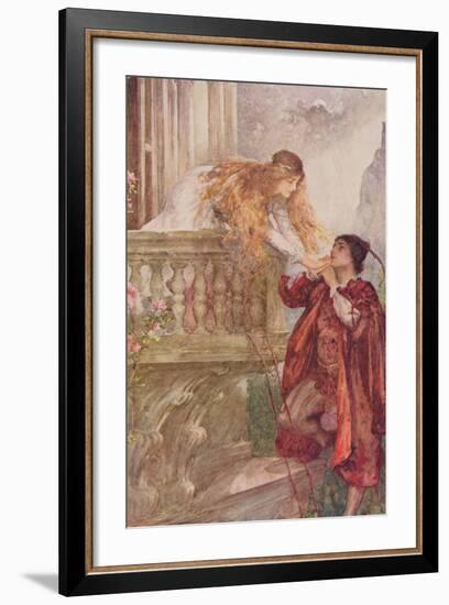 Romeo and Juliet from 'Children's Stories from Shakespeare' by Edith Nesbit (1858-1924) Pub. by…-John Henry Frederick Bacon-Framed Giclee Print