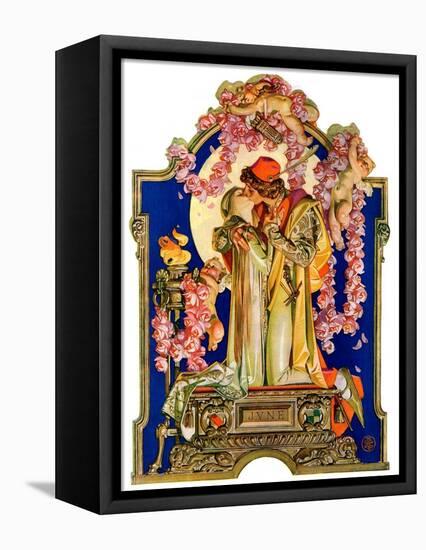 "Romeo and Juliet,"June 8, 1929-Joseph Christian Leyendecker-Framed Premier Image Canvas