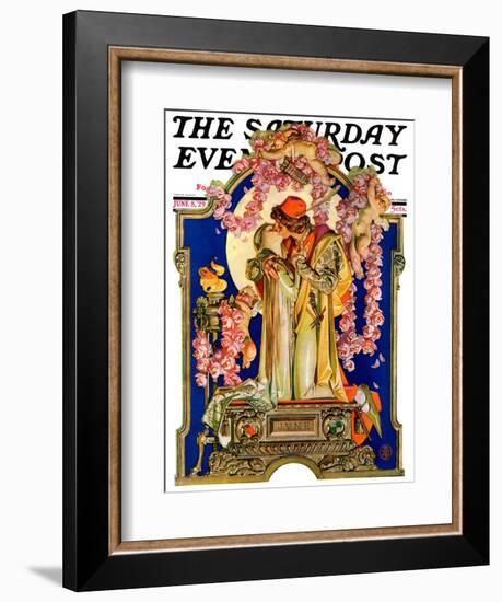 "Romeo and Juliet," Saturday Evening Post Cover, June 8, 1929-Joseph Christian Leyendecker-Framed Giclee Print