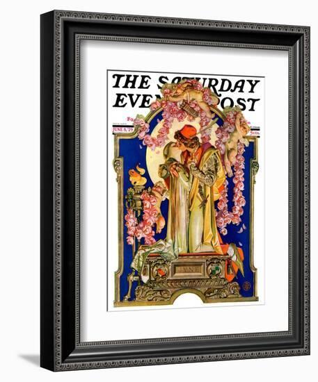 "Romeo and Juliet," Saturday Evening Post Cover, June 8, 1929-Joseph Christian Leyendecker-Framed Giclee Print