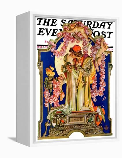 "Romeo and Juliet," Saturday Evening Post Cover, June 8, 1929-Joseph Christian Leyendecker-Framed Premier Image Canvas