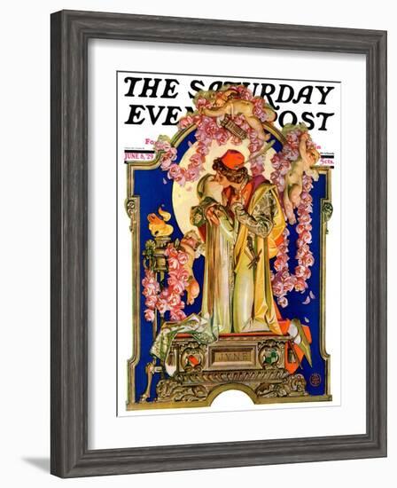 "Romeo and Juliet," Saturday Evening Post Cover, June 8, 1929-Joseph Christian Leyendecker-Framed Giclee Print