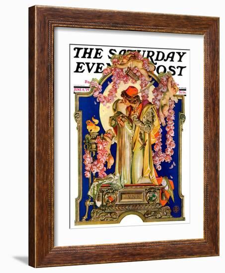 "Romeo and Juliet," Saturday Evening Post Cover, June 8, 1929-Joseph Christian Leyendecker-Framed Giclee Print