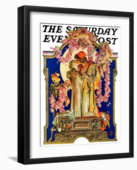 "Romeo and Juliet," Saturday Evening Post Cover, June 8, 1929-Joseph Christian Leyendecker-Framed Giclee Print