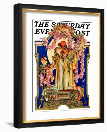 "Romeo and Juliet," Saturday Evening Post Cover, June 8, 1929-Joseph Christian Leyendecker-Framed Giclee Print