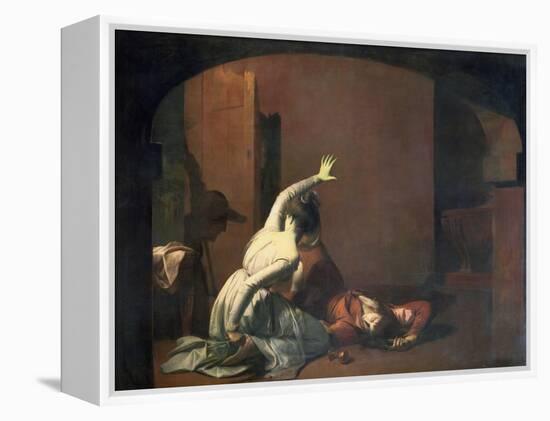 Romeo and Juliet: the Tomb Scene, "Noise Again! Then I"Ll be Brief," Exh. 1790-Joseph Wright of Derby-Framed Premier Image Canvas