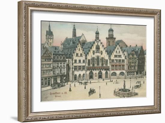 Romer, Frankfurt, Germany-null-Framed Art Print