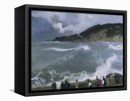 Rompeolas De San Sebastian-Joaquín Sorolla y Bastida-Framed Stretched Canvas