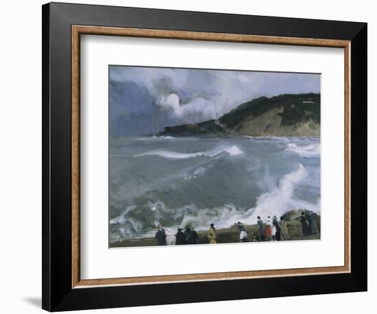 Rompeolas De San Sebastian-Joaquín Sorolla y Bastida-Framed Art Print