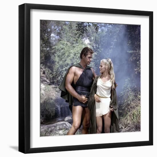 Romulus and Remus DUEL OF THE TITANS (aka ROMOLO E REMO) by Sergio Corbucci with Gordon Scott and V-null-Framed Photo